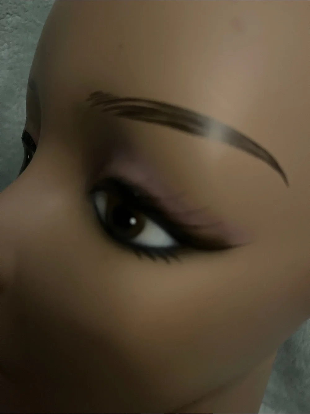 Tan Female Mannequin Head for Hair Styling
